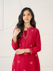 2 Piece Lawn Suit-Embroidered