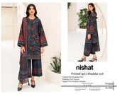 Nishat Printed 3pcs Khaddar Suit