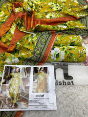 Nishat Printed 3pcs Khaddar Suit