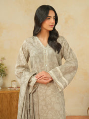 2 Piece Khaddar Suit-Printed (Unstitched)