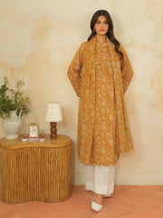 2 Piece Khaddar Suit-Printed (Unstitched)